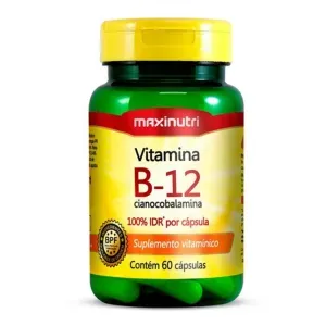 Vitamina B12 60 Cápsulas - Maxinutri